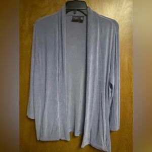 Travelers by Chico’s Periwinkle Open Cardigan